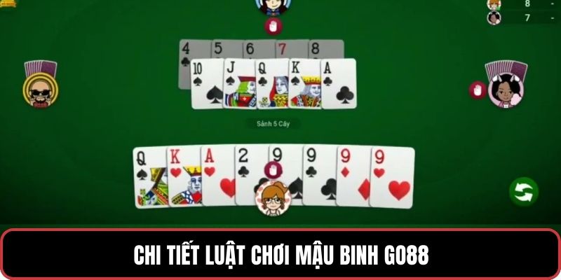 Chi tiết luật chơi Mậu Binh GO88