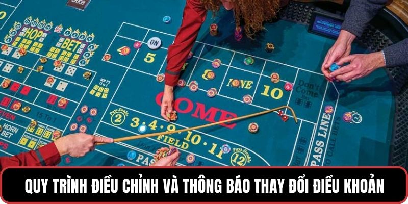 Quy trình điều chỉnh và thông báo thay đổi điều khoản